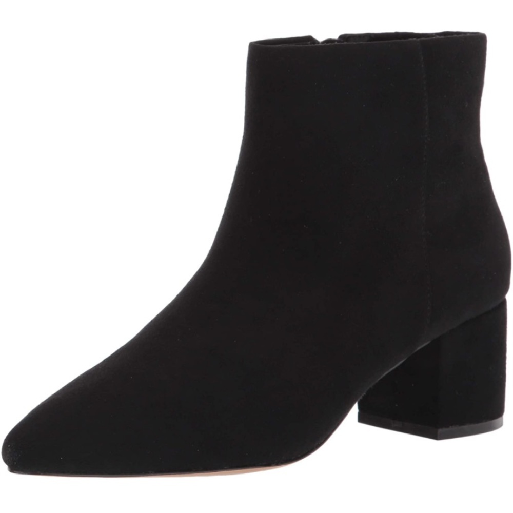 The Drop — Women’s Jessi Side Zip Block Heel Boot Ankle. NEW NEVER WORN